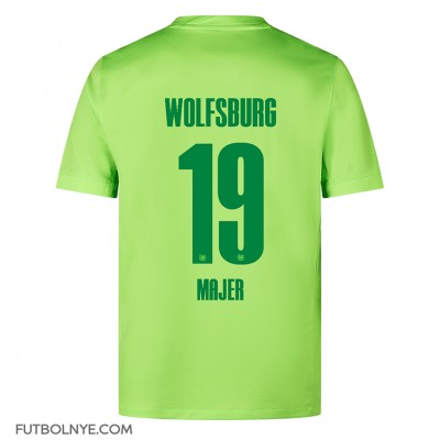 Camiseta Wolfsburg Lovro Majer #19 Primera Equipación 2024-25 manga corta Camiseta Wolfsburg Lovro Majer #19 Primera Equipación 2024-25 manga corta